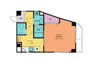 カームレスト根岸【3階】の間取り