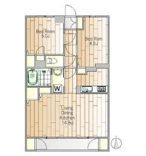 DOM田園調布【4階】の間取り