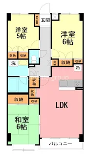 厚木・コアラマンション【2階】の間取り
