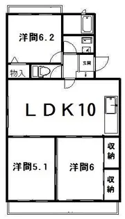シャルマンkogawa【2階】の間取り