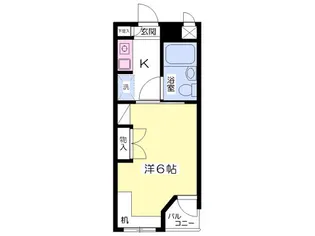モンフォール豪徳寺【1階】の間取り