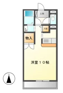 コッジィーコートFUKATA【1階】の間取り