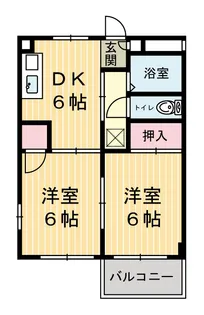 レジデンスアート【3階】の間取り