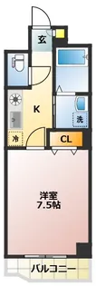 ジェイ・ジルB【3階】の間取り