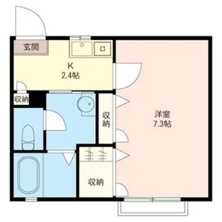 オブロンベルク【1階】の間取り