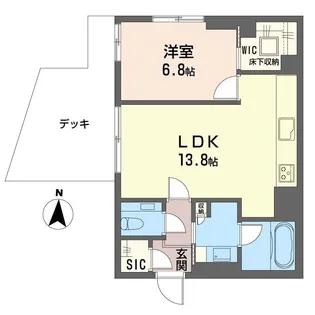 オーギュスト ルネ【1階】の間取り