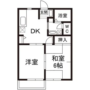 フィールドシティー【1階】の間取り