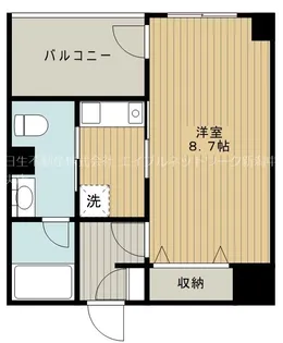 BUENA西堀通5番町【7階】の間取り