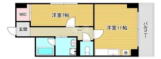 ヴェルドミール山忠松屋町【6階】の間取り