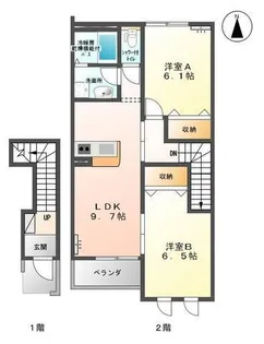 タプローコート【2階】の間取り