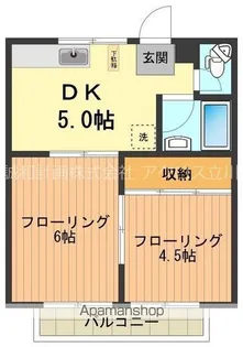 メゾンドM【2階】の間取り