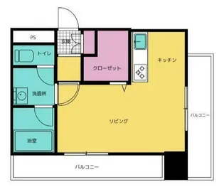 Tribute Central【4階】の間取り
