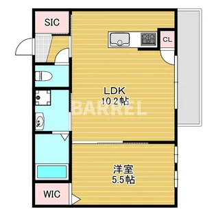 Maison de 雅【3階】の間取り