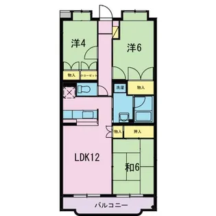クレベール【2階】の間取り