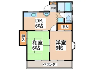 アイリスコーポ【2階】の間取り