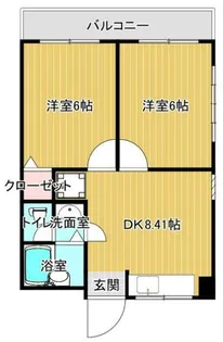 盛清ビル【2階】の間取り
