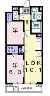 グランスクエア【5階】の間取り