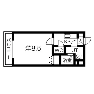 ハーヴェストVII【2階】の間取り
