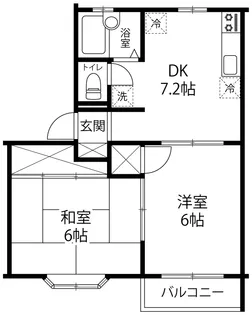 メゾンボヌール額乙丸【1階】の間取り