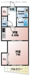 APPLAUSE【4階】の間取り