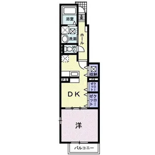スプラウト大山【1階】の間取り