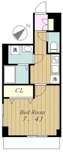 アンプルールべトン相武台【6階】の間取り