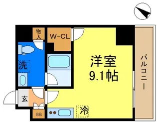 ミライズ新小岩マーロ【2階】の間取り