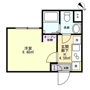 フクテラス行徳駅前【2階】の間取り