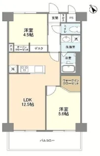 クリエール志木【5階】の間取り