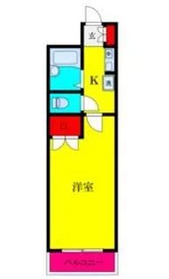 シティコスモ15【3階】の間取り