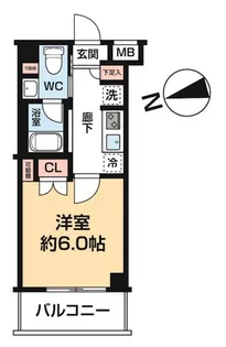 AZEST川口【5階】の間取り