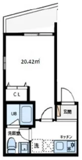 EXENTIA-NISHIARAI【3階】の間取り