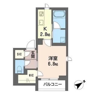 イーストハウス【3階】の間取り