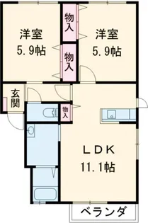 エトピリカ【2階】の間取り