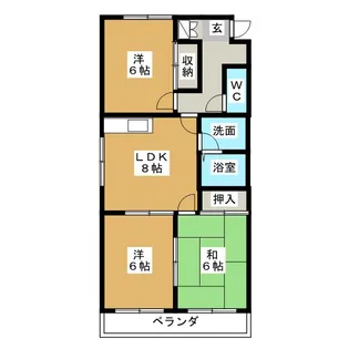 エスパース21【1階】の間取り