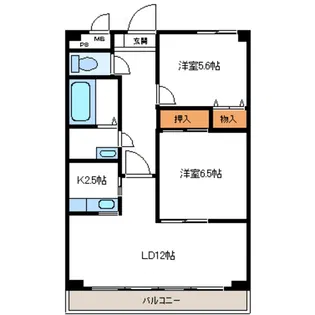 ソプラタウン【1階】の間取り