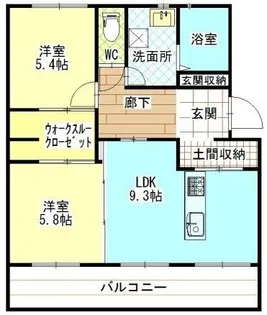kitahaus【3階】の間取り