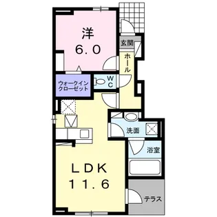 セピアコート【1階】の間取り