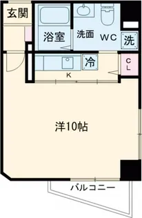 レアシス西日暮里【9階】の間取り
