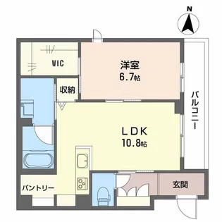 ソレイユコート中仙道【2階】の間取り