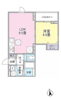 フォルトナ【3階】の間取り