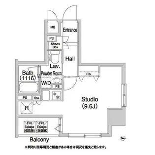 コンフォリア浅草橋DEUX【2階】の間取り