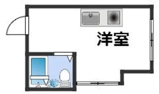 昭和グランドハイツ恵美須【3階】の間取り