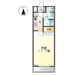 プレシャス【1階】の間取り