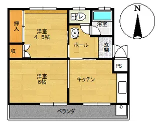 コーポ笠原【2階】の間取り