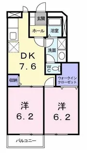 アネックス東中振【1階】の間取り