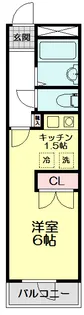 エスコモド綾瀬【4階】の間取り