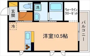 グランメゾン北安江【1階】の間取り