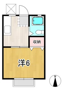 コーポYS【2階】の間取り