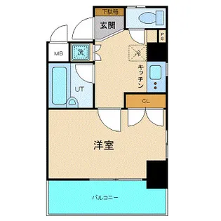 プレール東神田【11階】の間取り